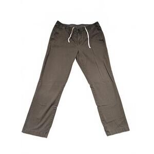 Pacsun Stylish Olive Green Loose Cargo Pants with Drawstring Medium 33x28